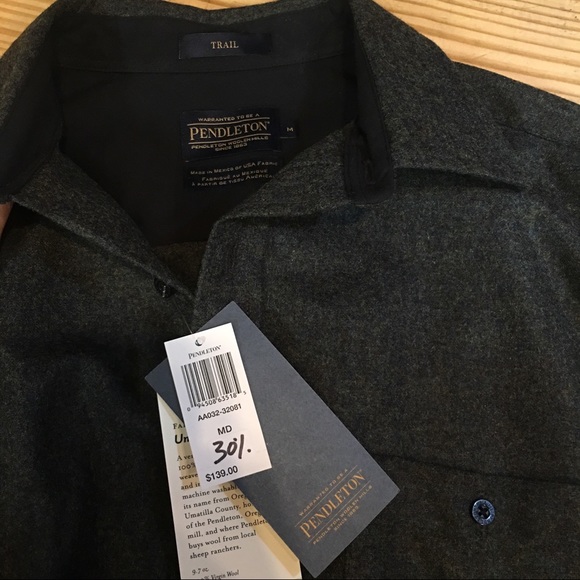 NWT • Pendleton •  TRAIL SHIRT • 100% wool • Sz M - Picture 6 of 8